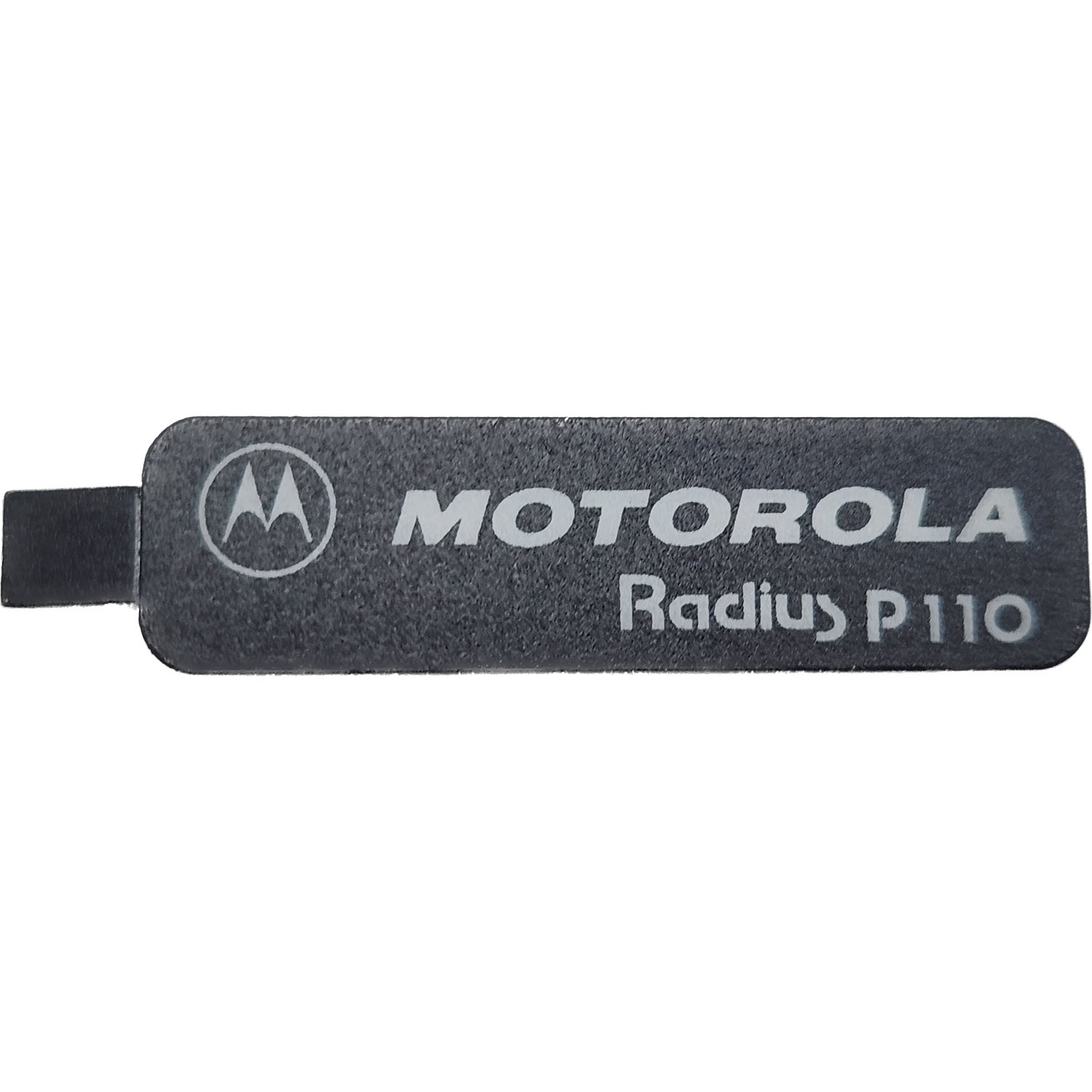 Motorola 1380581B01 Radius P110 Nameplate Label
