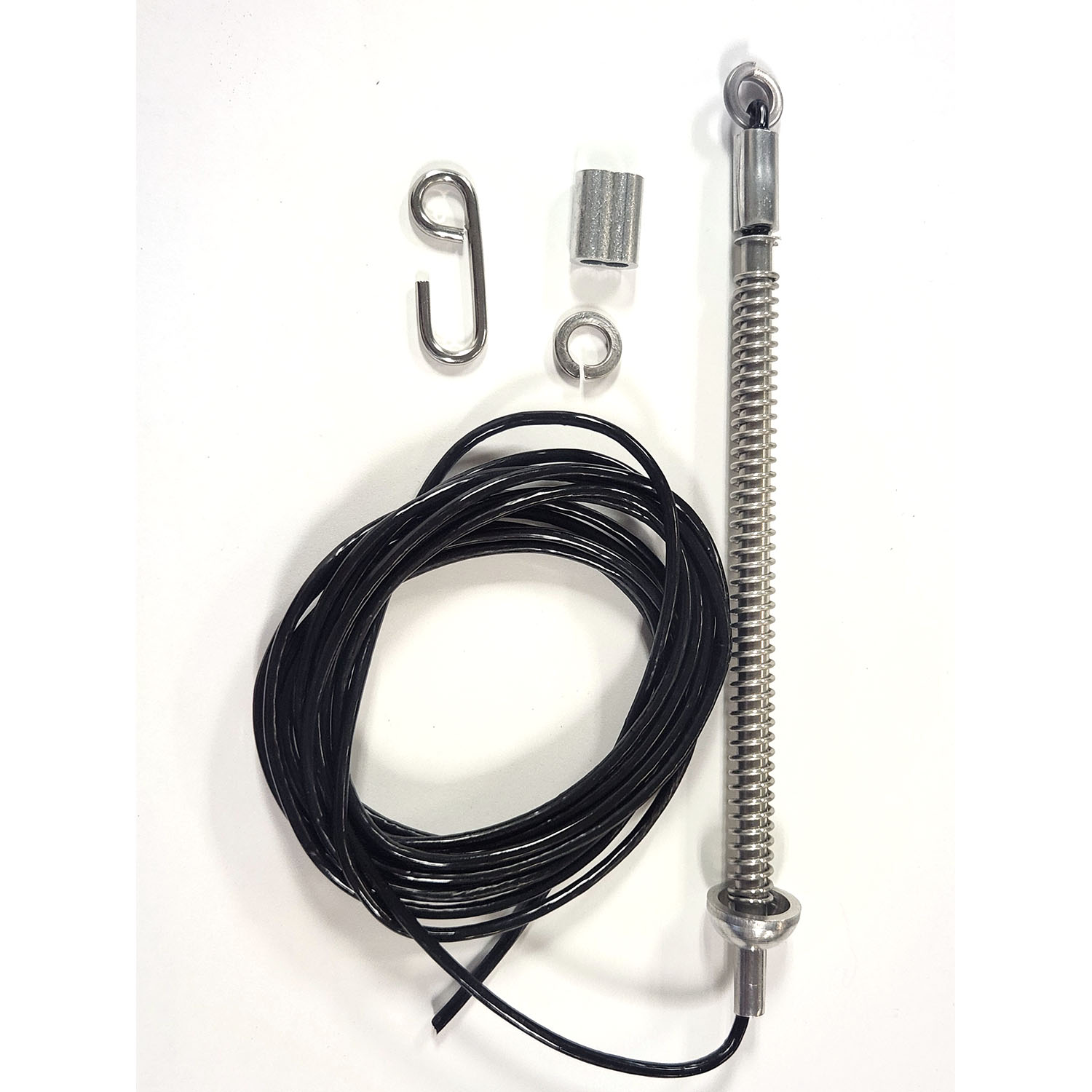 COMMSCOPE 221472-1 Guy Wire Assembly.Attaches Between Antenna's Feed System and the Reflector.Used as a Vibration Dampener for the Feed System