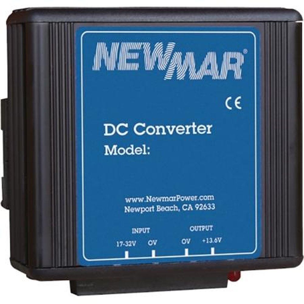 NEWMAR 24-12-3 Regulated Power Converter Produce 13.6 VDC Power from a 17-32VDC Source 3 Amps Continuous Negative Ground Only 3.5"x 3.5" X 1.75"
