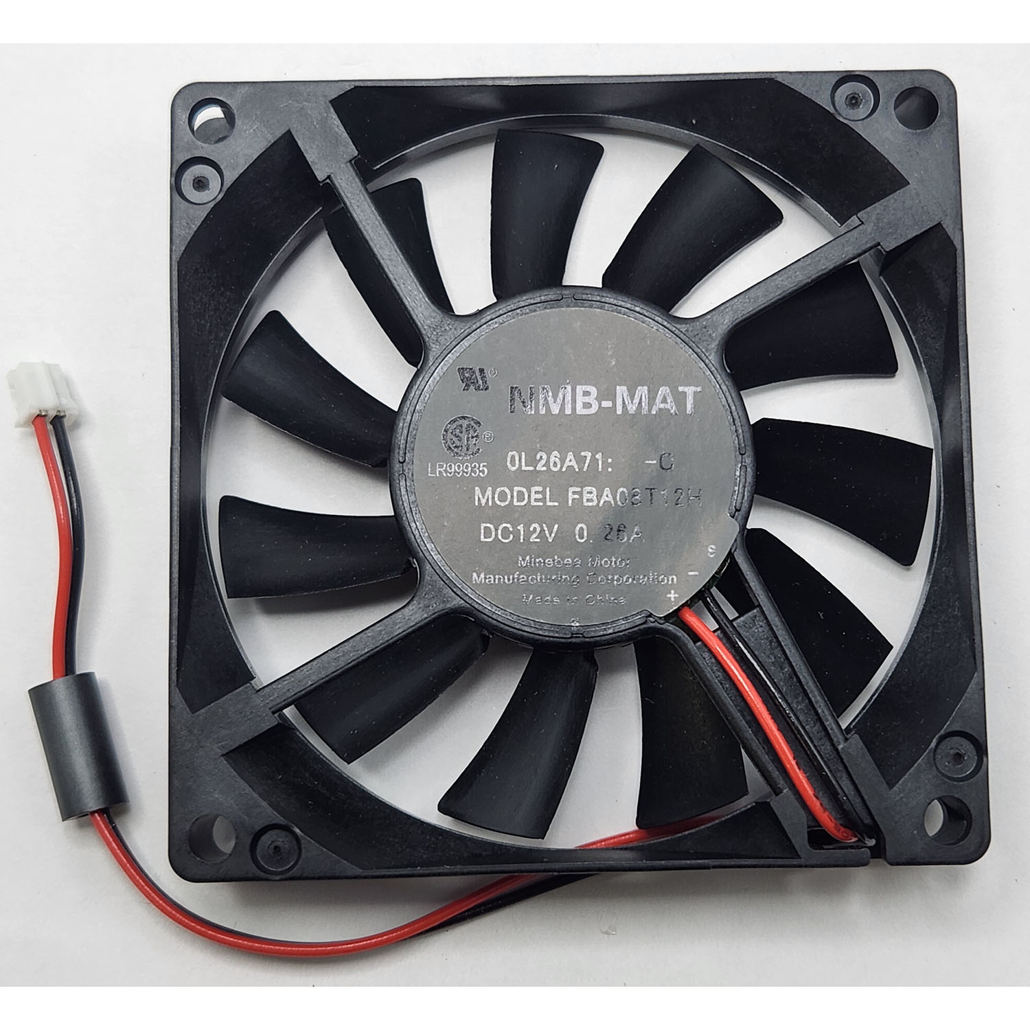 Icom 2710000630 NMB-MAT FBA08T12HC 12V DC Cooling Fan – PW1, IC-9100, IC-756PROII/III, IC-7410, IC-7600