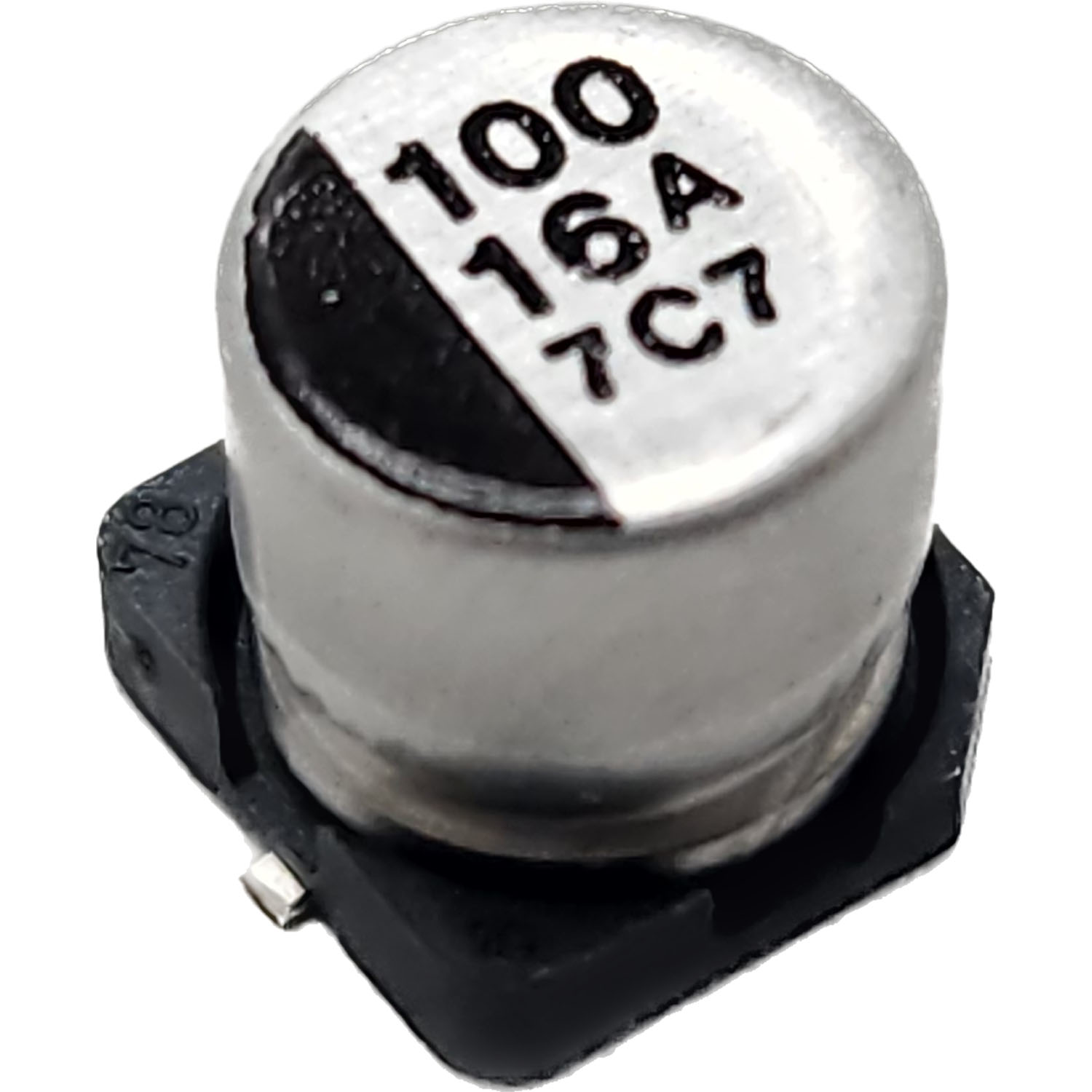 Icom 4510008500 100µF 16V Aluminum Electrolytic Capacitor Replacement Component for IC-756, IC-M504 Transceivers