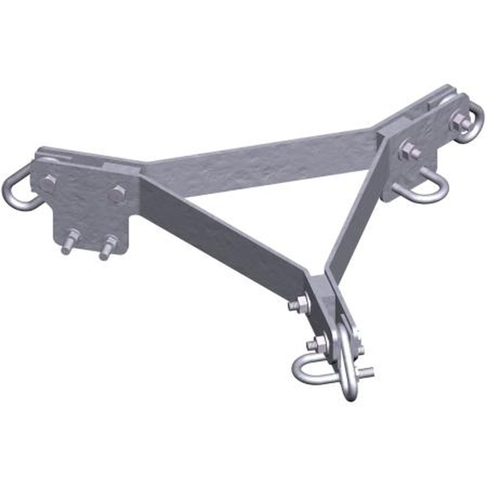 TRYLON 4.618.1502.001 STG Guy Bracket Assembly.Kit Includes Guy Bracket, Spacers, and Hardware for Use with Trylon STG Guyed Tower Sections