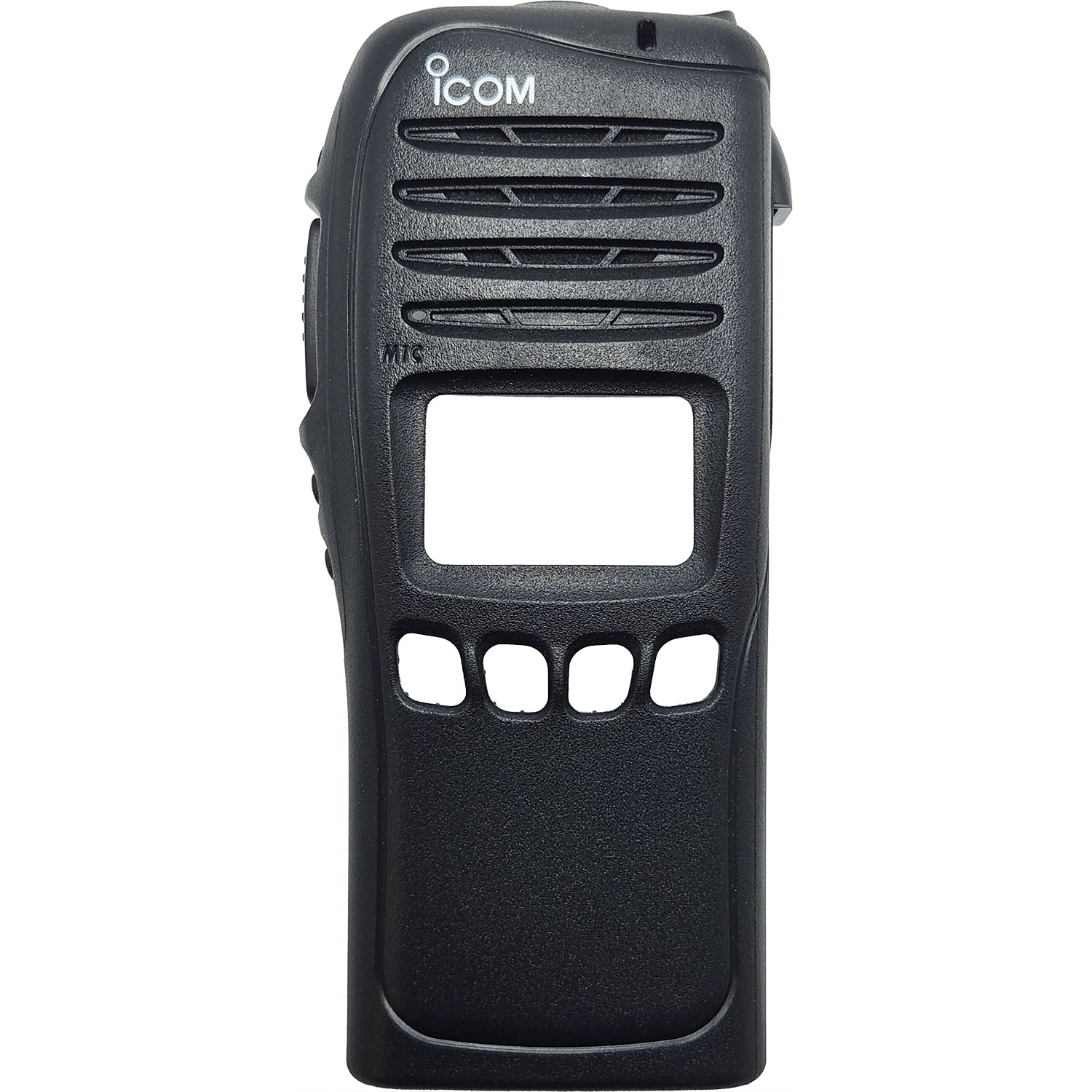 Icom 8210022942 Replacement Front Housing - Black