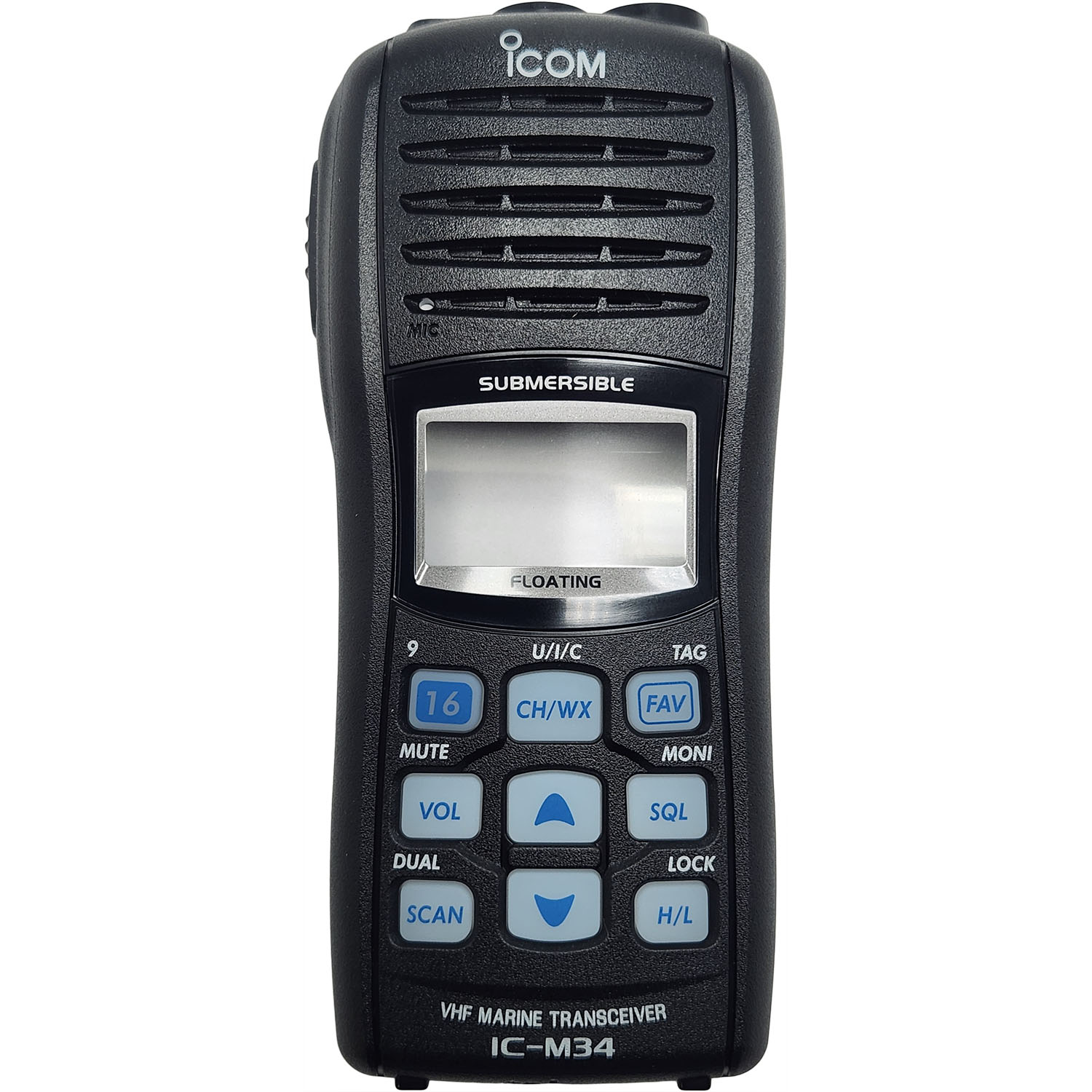 Icom 8210023613 Replacement M34 Marine Radio Front Housing Kit