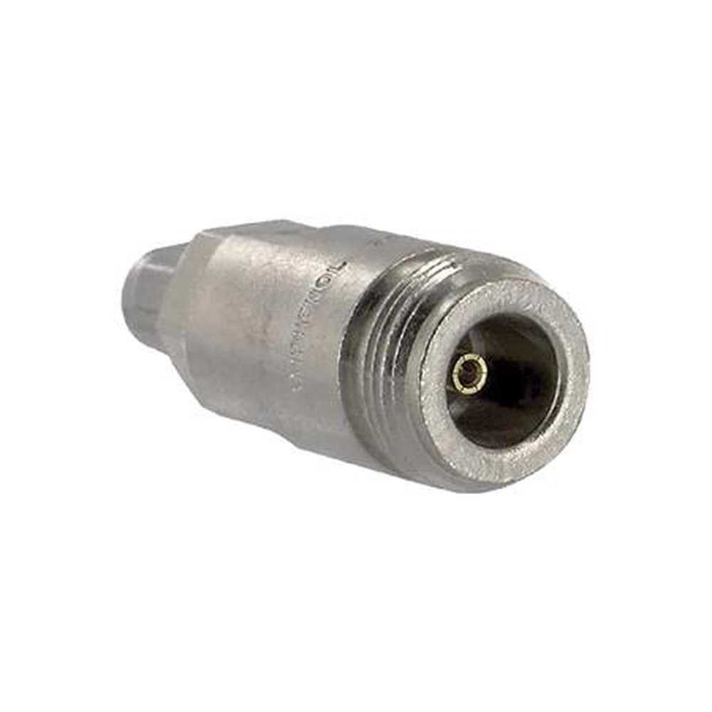 AMPHENOL 901-293 RF Straight Adapter with SMA Plug to N-Type Jack Connection.It Has Nickel-Plated Brass Body, Gold-Plated Beryllium Copper