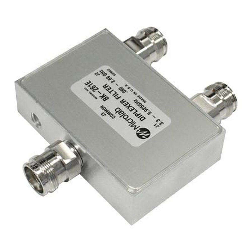 Diplexer BK-261EP Lic/CBRS+B43+Unlic 5W/50W 4.3-10 -161dBc (-118dBm) PIM IP67