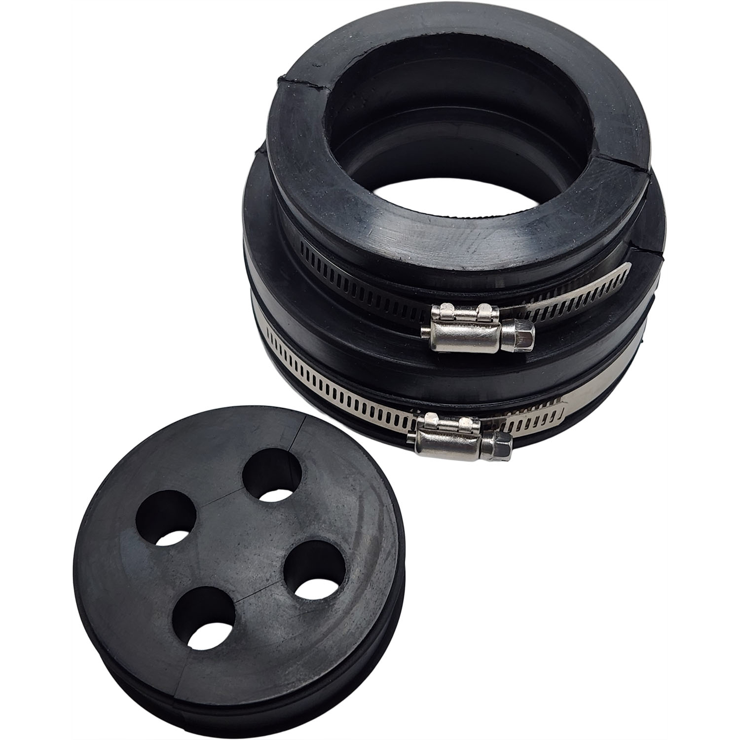 SABRE C20100024 SITE SOLUTIONS 4" Boot Assembly Kit W/ 4 Holes for 1/2" Corrugated Coax.to Be Used with SABRE SITE SOLUTIONS Entry Panels