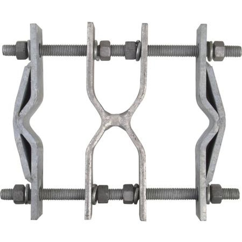 COMMSCOPE DB365-SP5 Mounting Clamp Kit.Fits Round Members Up to 5" O.d.Angle Members Approx.4-1/2" on a Side.(set of 2)