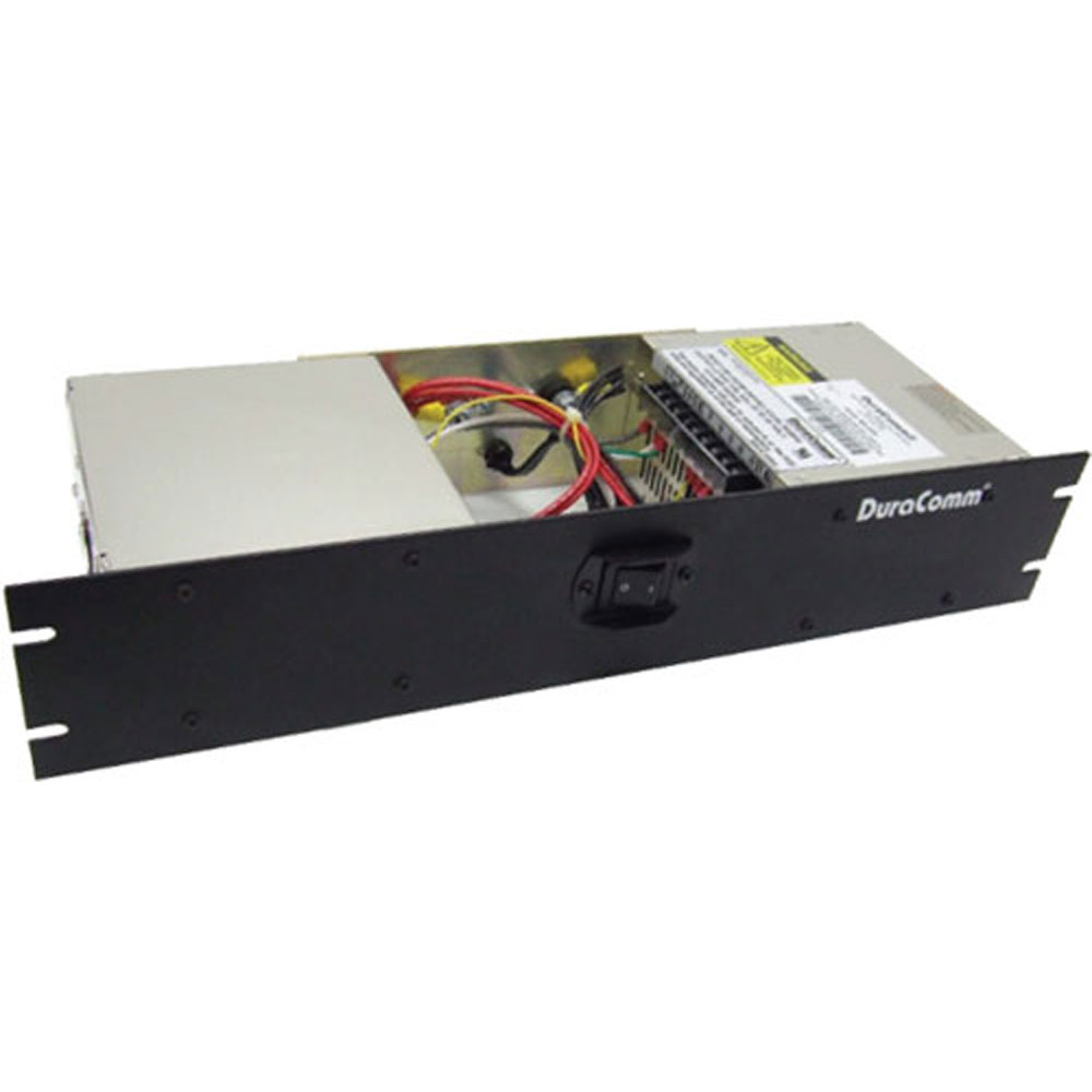 DuraComm RM1248 Power Supply, 48Vdc 12 Amp Rack Mount 120Vac In