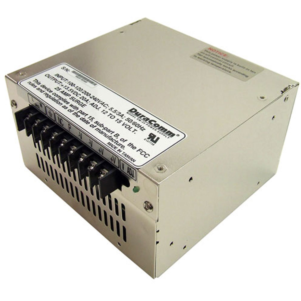 DURACOMM SM-250-48 Power Block Module.90-130 or 180-264 VAC Switchable Input, 43-53 VDC Output.5 Amps Max