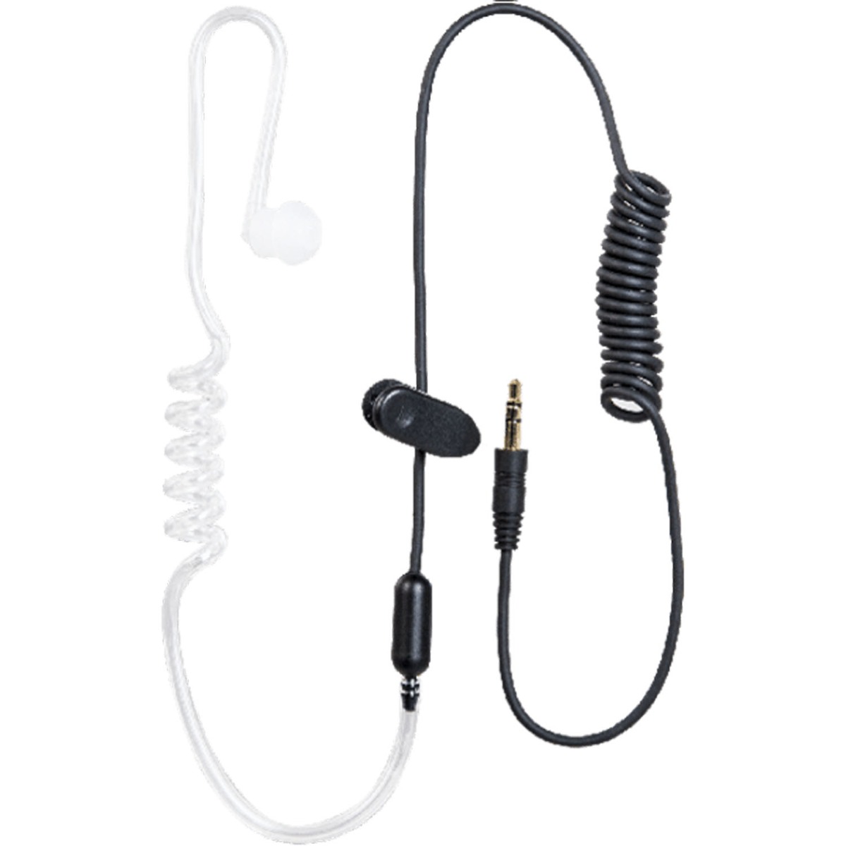 Hytera EA-01 Receive-Only Earpiece with Transparent Acoustic Tube