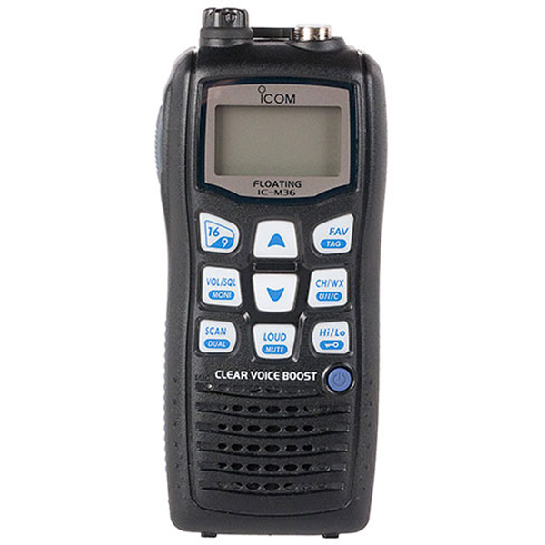 ICOM IC-M36 Floating VHF Marine Transceiver with Clear Voice