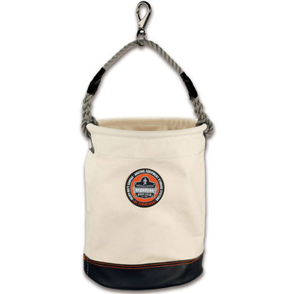 Ergodyne Arsenal 5740 Lthr Bot Canvas Bucket w/Swivel Clip