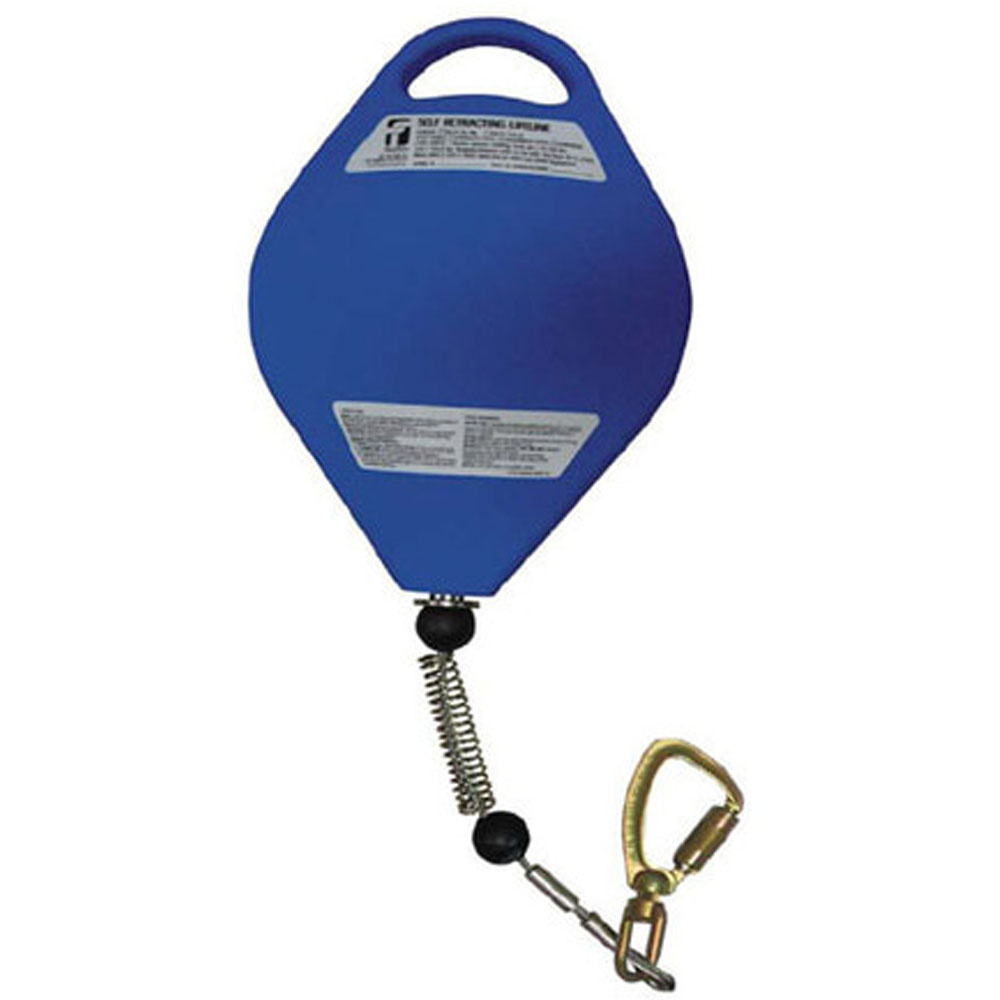 FallTech 60' Cable Type Self Retracting Lifeline, Dynema