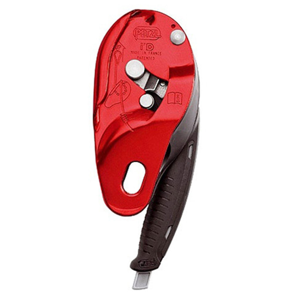 Petzl Petzl, I'D L Self Braking Rescue Descender, NFPA, Red, LG