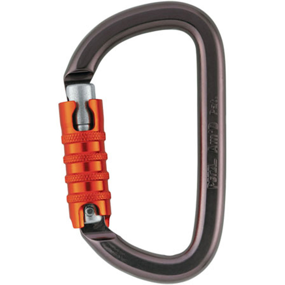 Petzl AM'D Triac-Locking Carabiner Triple Lock Carabiner