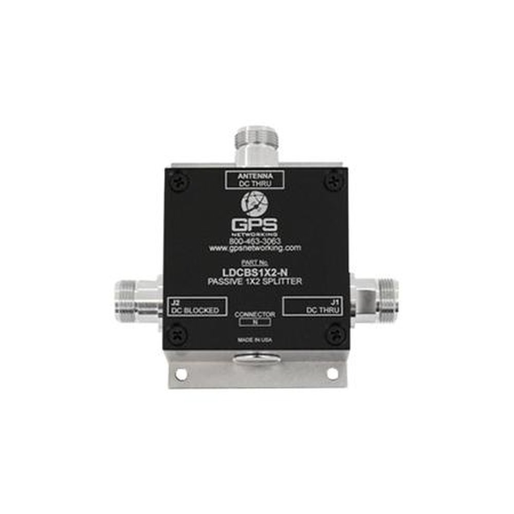 GPS NLDCBS1X2-N/5/110 NETWORKING 1x2 Wilkinson Style GPS Splitter.N Female Connectors.5VDC Output, 110VAC Input.NLDCBS1X2-N/5.0/110
