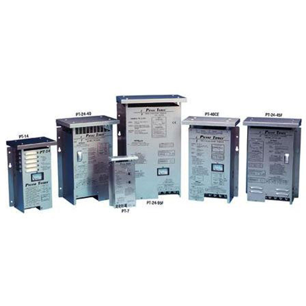 NEWMAR PT-7 Phase III Battery Charger.88-132/ 176-264 VAC Input, 12 Vdc/ 7A Output.2 Banks