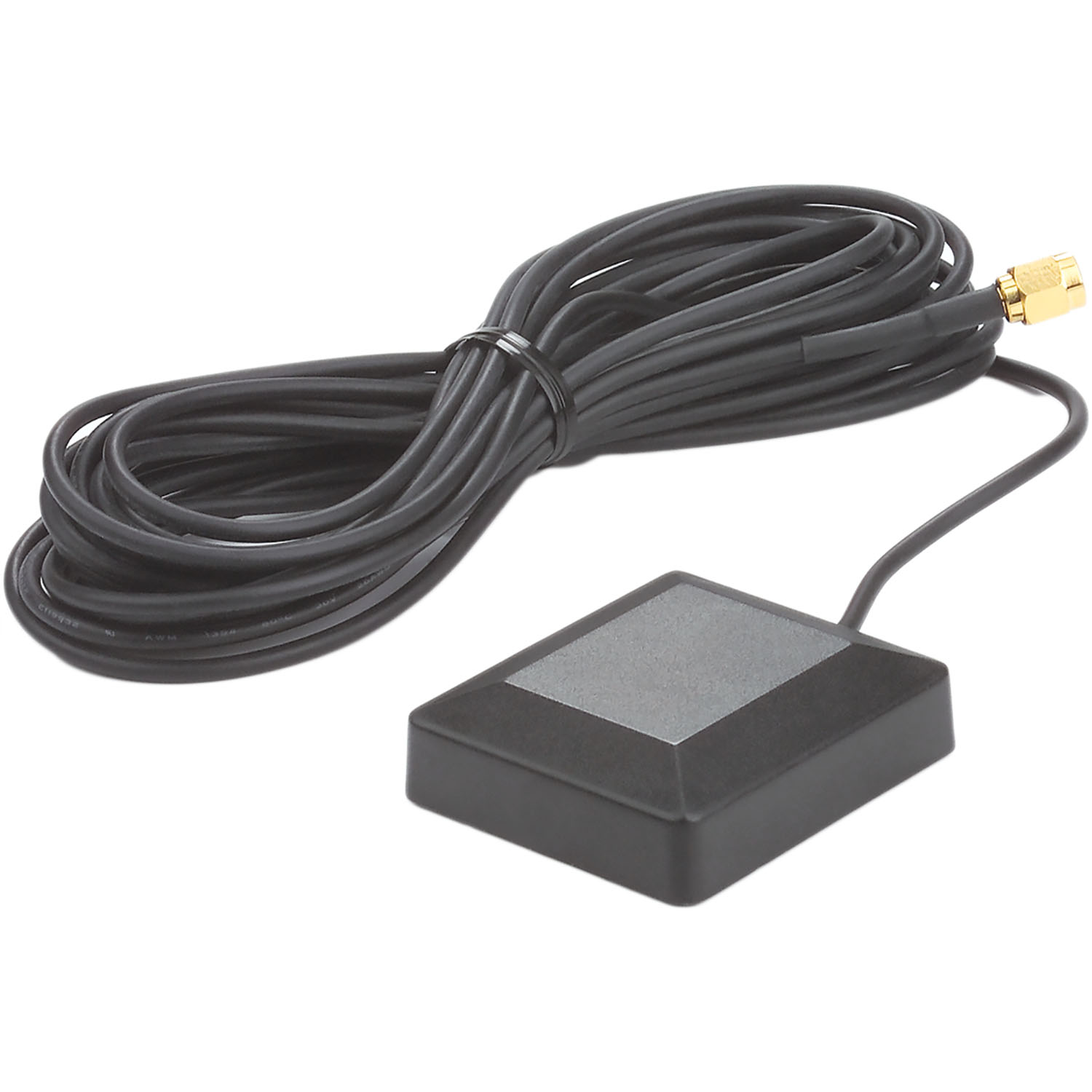 Motorola PMAN4010A GPS GLONASS magnetic mount active antenna with black cable and gold SMA connector for MOTOTRBO mobile radios