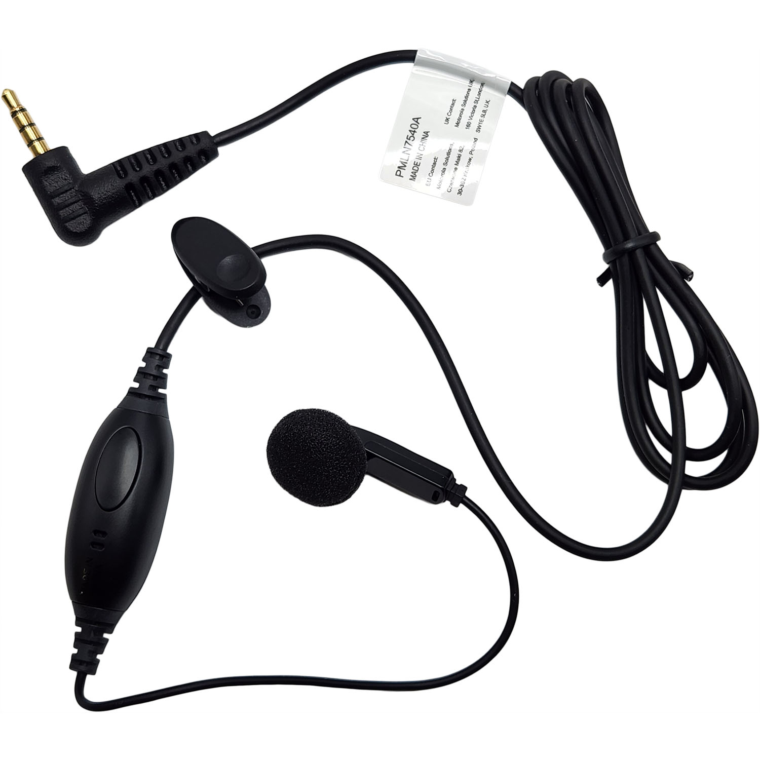 Motorola PMLN7540A 3.5MM Mono Earbut with Mic/PTT 