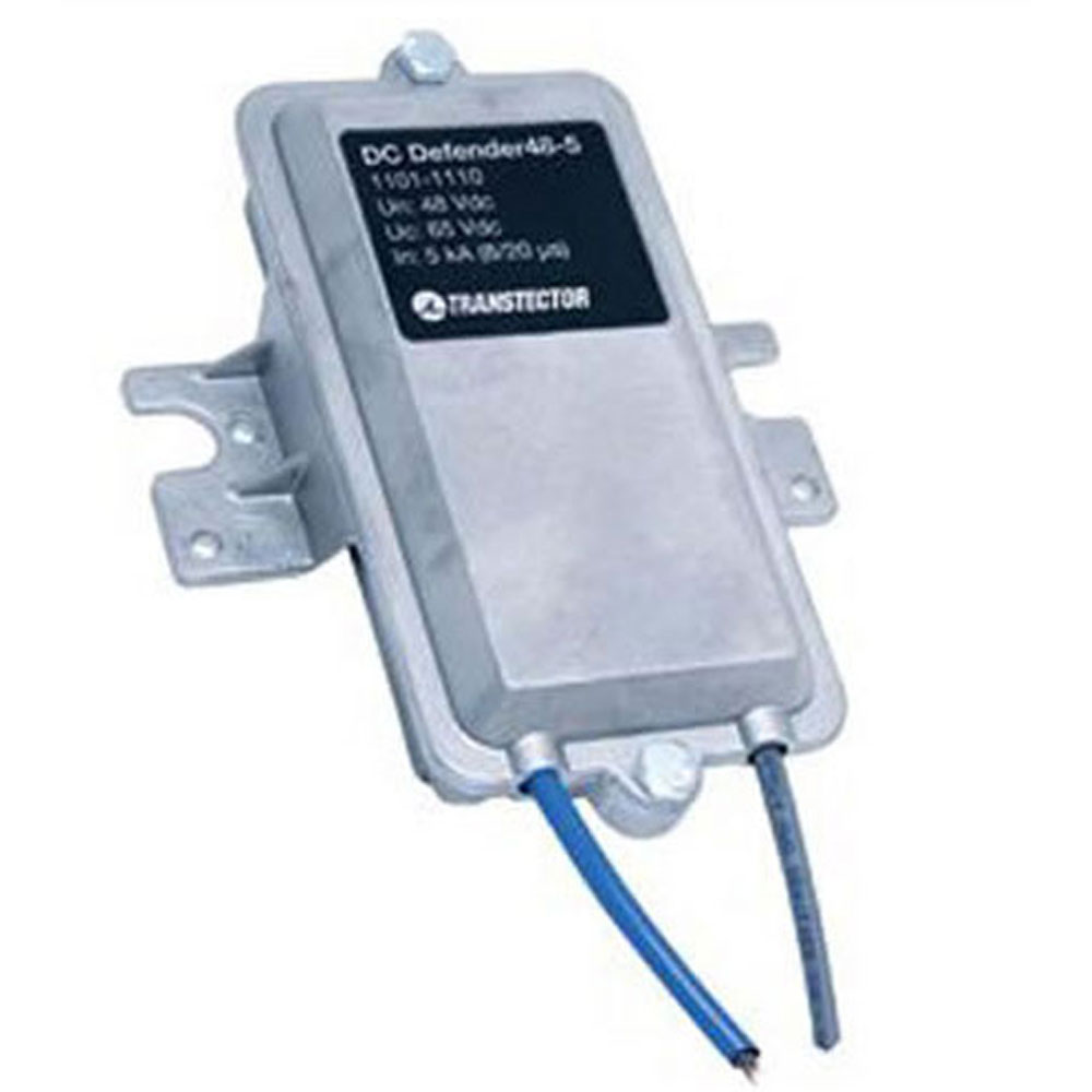 TRANSTECTOR 1101-1110 DC Defender 48-5 Outdoor 48 Vdc Silicon Protector.Panel Mount.class I Div 2 Certified