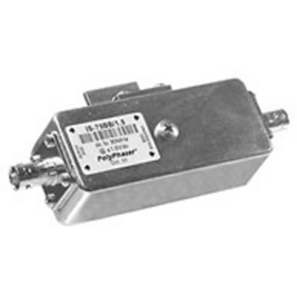 PolyPhaser IS-75BB/18 DC-30 MHz +/- 18V 75 Ohm Coax Protector w/BNC Females