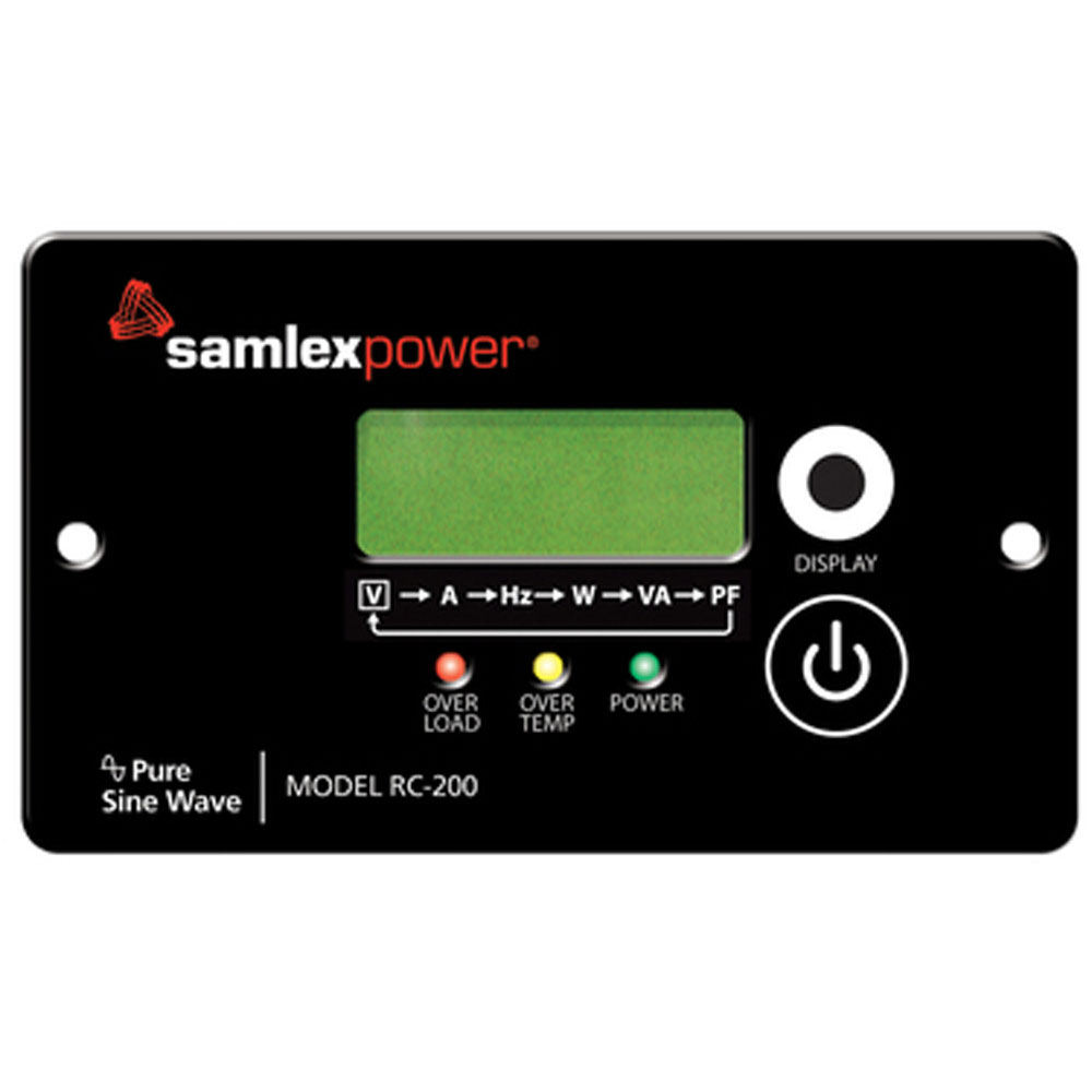 Samlex RC-200 Remote Control for PST-1500/ PST-2000 Inverter w/15' Cable