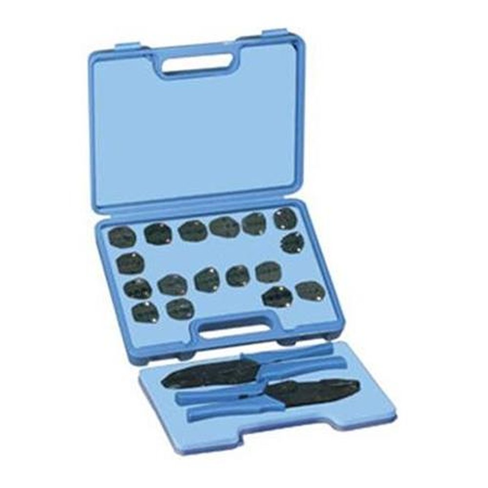 RF RFA-4006-500 INDUSTRIES Master Crimp Kit Includes 2 Crimp Handles + 17 Sets of Dies.and Case