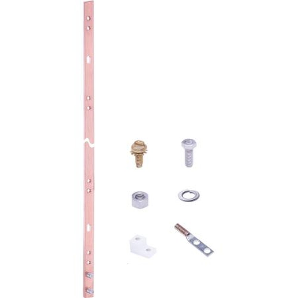 HARGER RGBVKIT145872A Vertical Mount Ground Bar.1/4" X 5/8" X 72" Bar with Threaded Hole Pairs on 5" Centers