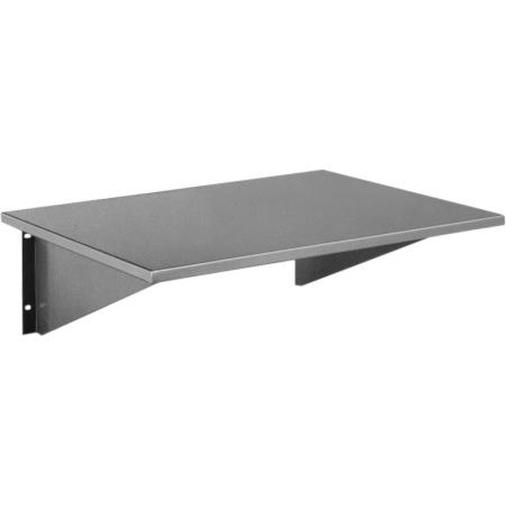 BUD SA-1719-GT INDUSTRIES Shelf Assembly.May Be Attached Over Panel, Direct to Panel, or to Rails.22"W X 16"D X 7"H.Hard- Ware Included.Gray