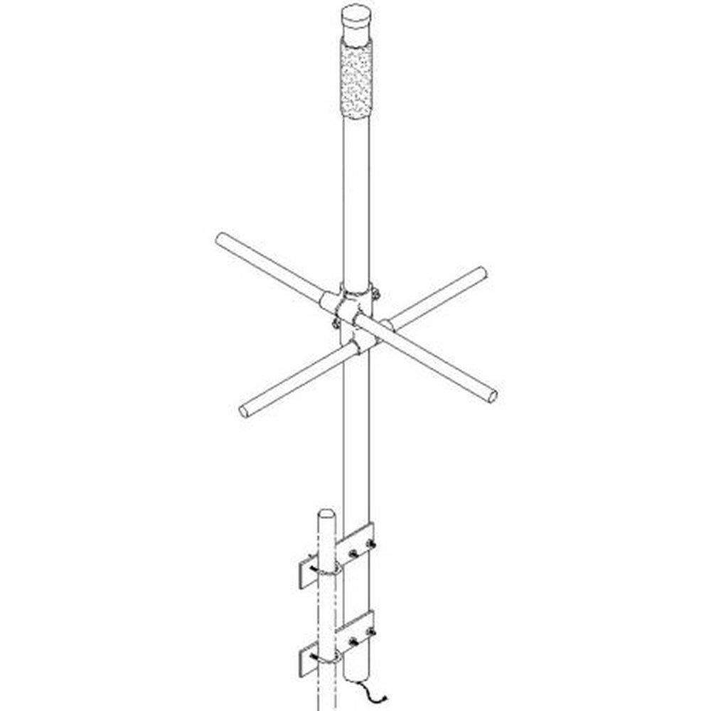 SINCLAIR SG201-SF3SNM 148-174 Mhz Field Tunable Omnidirectional Antenna.Unity Gain.300 Watts.Includes Harness with N Male Termination & Mounting
