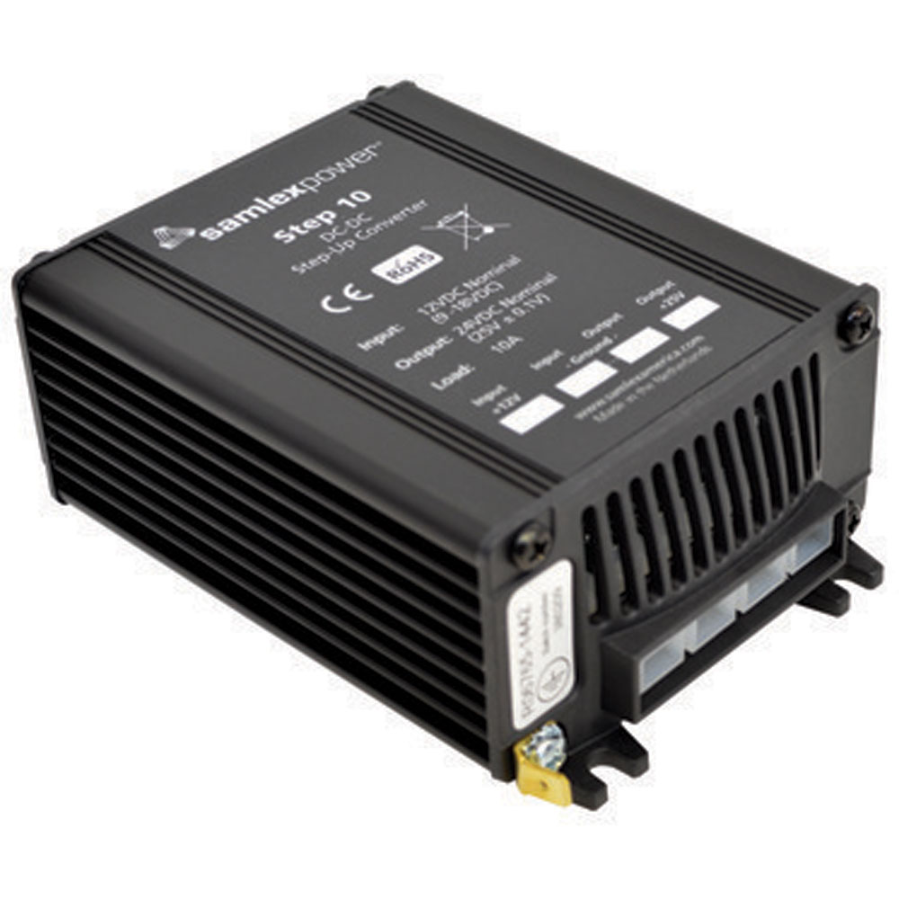 Samlex STEP10 DC-DC Converter, 9-18V Input 24V Output, 10 Amps