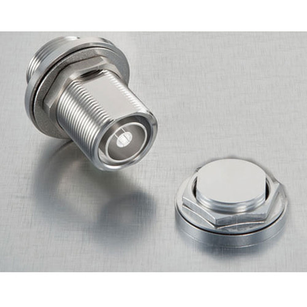 Times Microwave LP-FT-DFDF Conn, 7/16 DIN Female Feed Through for Smart Panel Series