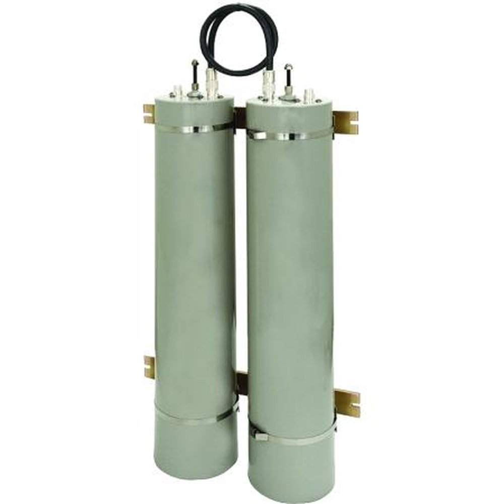 TELEWAVE TWPC-1405-2 118-148 Mhz Dual Bandpass Cavity Filter, 5 in Diameter 1/4 Wave High "q" Bandpass.1-4 Db Insertion Loss *specify Exact Frequency