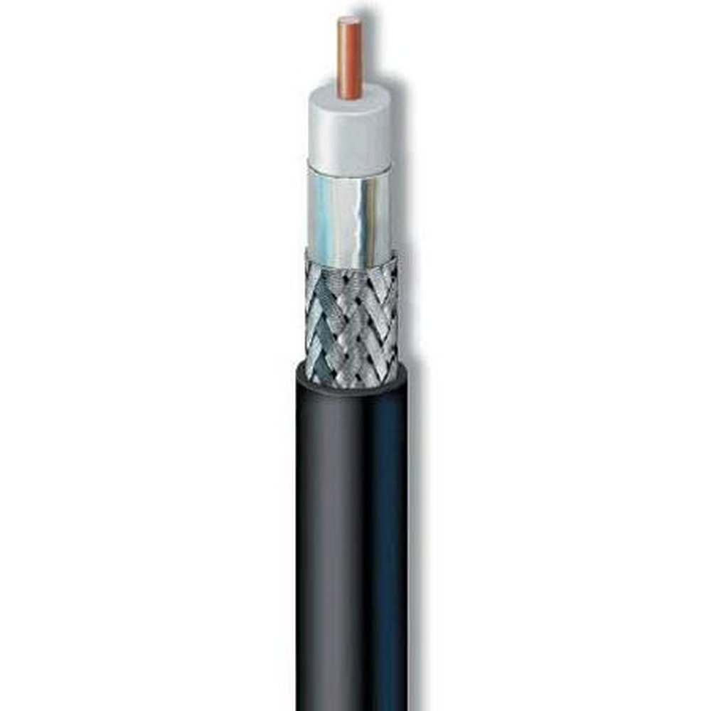 VENTEV TWS-600 Braided Coax Cable, Stranded Outer Connector, Copper- Clad Aluminum Center Conductor.1/2" Od